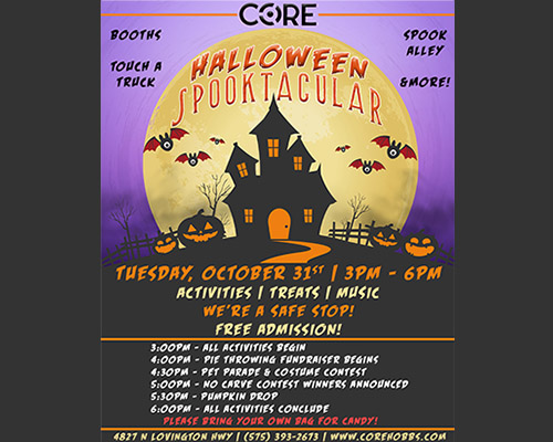 CORE Halloween Spooktacular – Hobbs Events